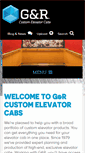 Mobile Screenshot of gandrcustomcabs.com